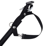 Pet Bike Trailer Red and Black - Low Angle