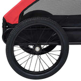 Pet Bike Trailer Red and Black - Extra Image
