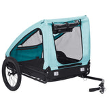 Pet Bike Trailer Blue and Black - Front View