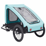Pet Bike Trailer Blue and Black - Side View
