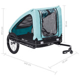 Pet Bike Trailer Blue and Black - Extra Image