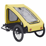 Pet Bike Trailer Yellow and Black - Side View