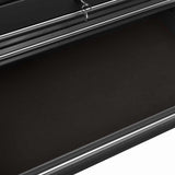 Tool Trolley with 14 Drawers Steel Black - Close-Up Angle