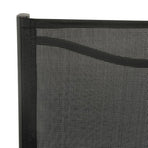 Garden Chairs 4 pcs Textilene and Steel Black and Anthracite