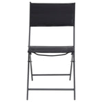 Folding Chairs 4 pcs Steel and Textilene