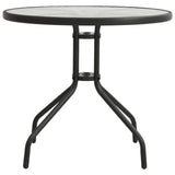 Bistro Table Anthracite Ø80x71 cm Steel - Front View