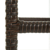 Bar Stools with Cushions 3 pcs Brown Poly Rattan