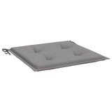 Garden Chair Cushions 2 pcs Grey 40x40x4 cm Oxford Fabric