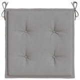 Garden Chair Cushions 2 pcs Grey 40x40x4 cm Oxford Fabric