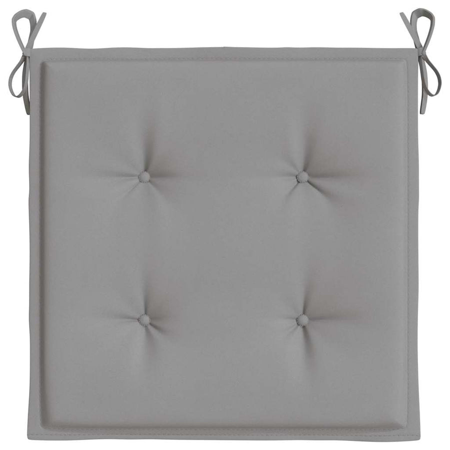 Garden Chair Cushions 2 pcs Grey 40x40x3 cm Oxford Fabric