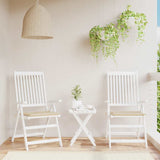 Garden Chair Cushions 2 pcs Beige 40x40x4 cm Oxford Fabric