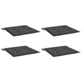 Garden Chair Cushions 4 pcs Anthracite 50x50x4 cm Oxford Fabric
