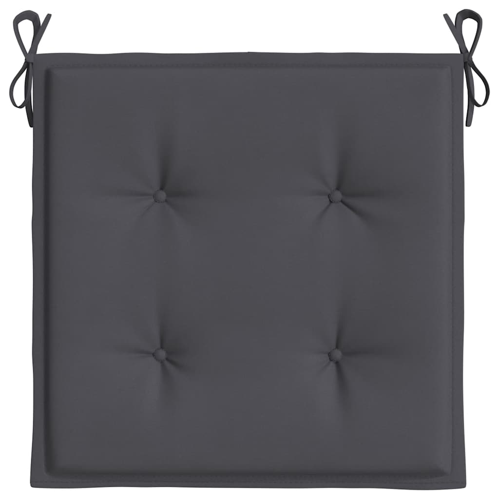 Garden Chair Cushions 6 pcs Anthracite 50x50x4 cm Oxford Fabric