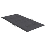 Garden Lowback Chair Cushions 6 pcs Anthracite Oxford Fabric