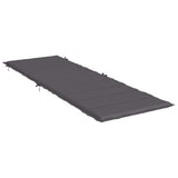 Sun Lounger Cushion Anthracite 186x58x4cm Oxford Fabric