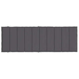 Sun Lounger Cushion Anthracite 186x58x4cm Oxford Fabric