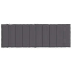 Sun Lounger Cushion Anthracite 186x58x4cm Oxford Fabric