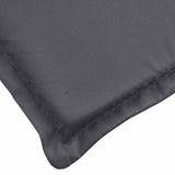 Sun Lounger Cushion Anthracite 186x58x4cm Oxford Fabric