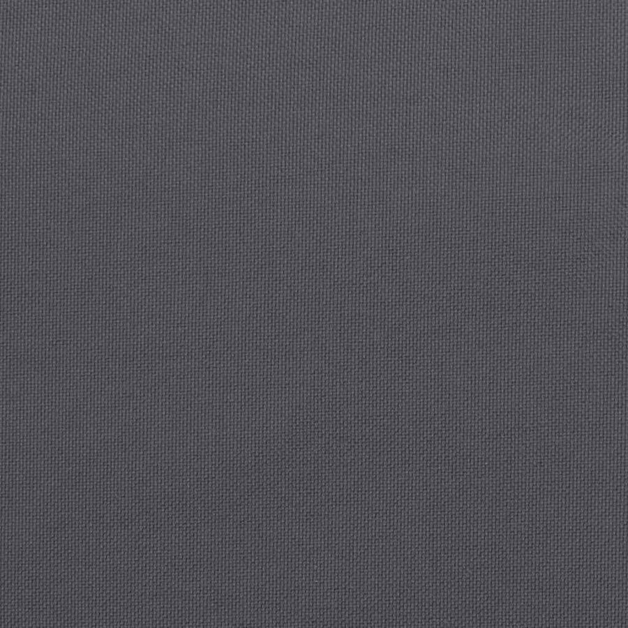 Sun Lounger Cushion Anthracite 186x58x4cm Oxford Fabric