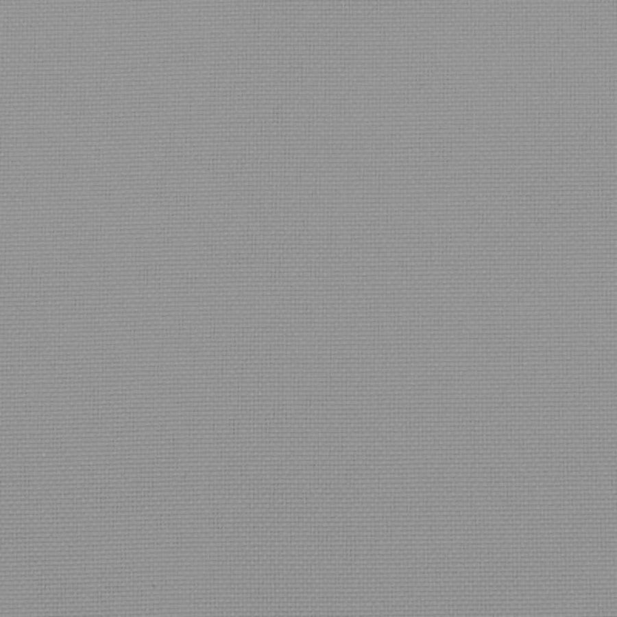 Sun Lounger Cushion Grey 186x58x4cm Oxford Fabric