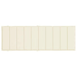 Sun Lounger Cushion Cream 186x58x4cm Oxford Fabric