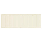 Sun Lounger Cushion Cream 186x58x4cm Oxford Fabric