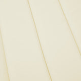 Sun Lounger Cushion Cream 186x58x4cm Oxford Fabric