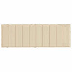 Sun Lounger Cushion Beige 186x58x4cm Oxford Fabric