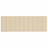 Sun Lounger Cushion Beige 186x58x4cm Oxford Fabric - 45-Degree Angle