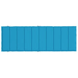 Sun Lounger Cushion Blue 186x58x4cm Oxford Fabric - 45-Degree Angle