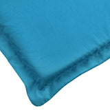 Sun Lounger Cushion Blue 186x58x4cm Oxford Fabric