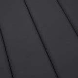 Sun Lounger Cushion Black 186x58x4cm Oxford Fabric