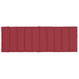 Sun Lounger Cushion Wine Red 186x58x4cm Oxford Fabric