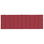Sun Lounger Cushion Wine Red 186x58x4cm Oxford Fabric