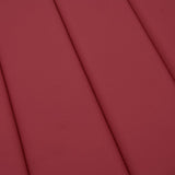 Sun Lounger Cushion Wine Red 186x58x4cm Oxford Fabric