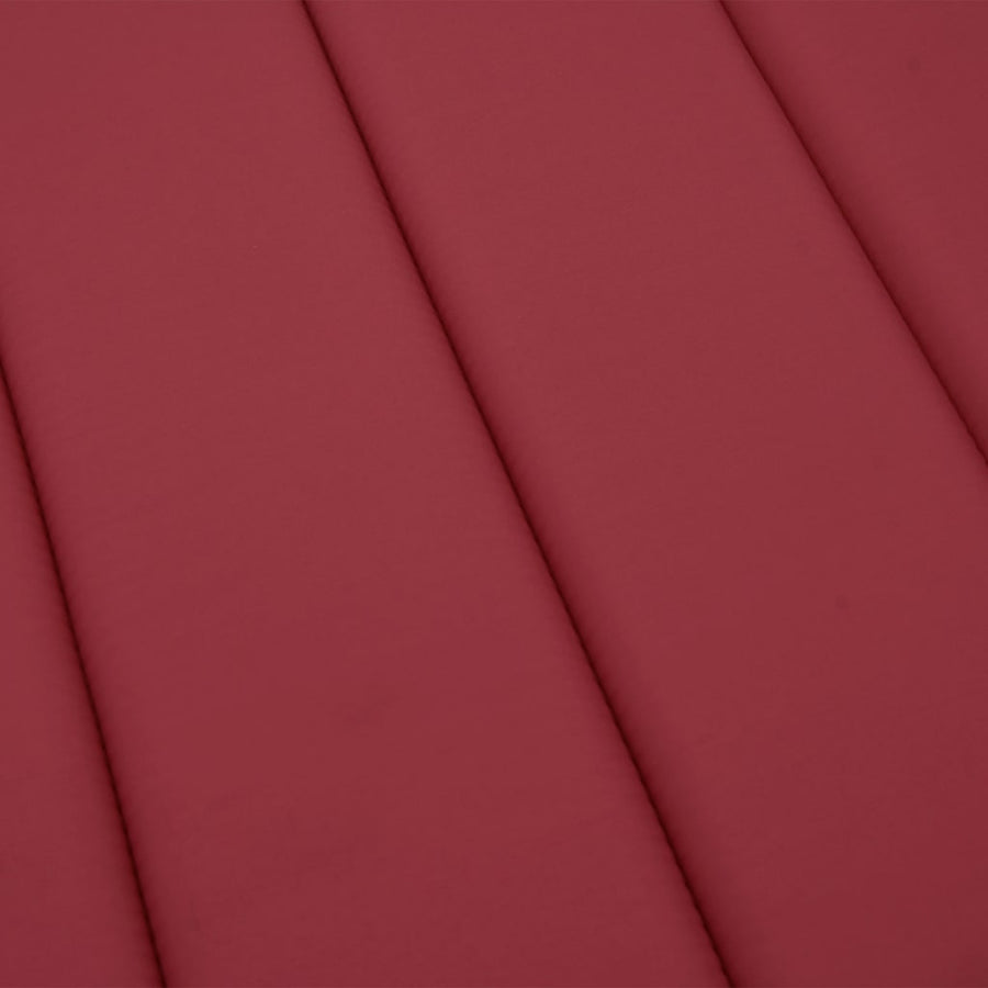 Sun Lounger Cushion Wine Red 186x58x4cm Oxford Fabric