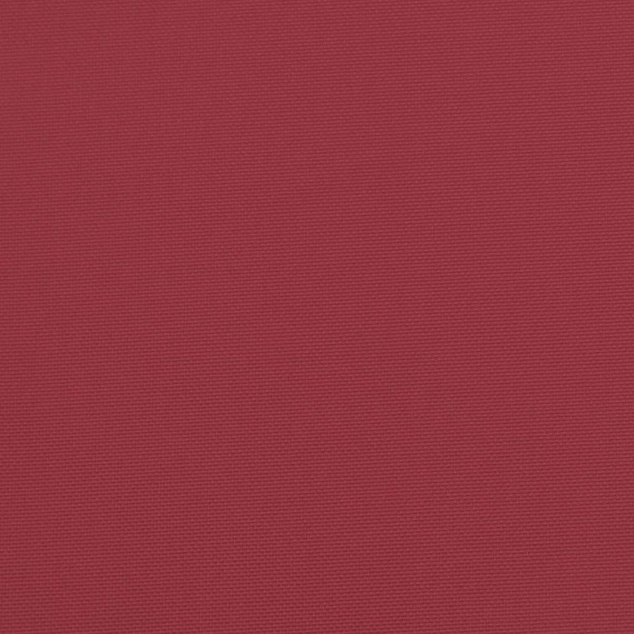 Sun Lounger Cushion Wine Red 186x58x4cm Oxford Fabric