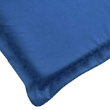 Sun Lounger Cushion Royal Blue 186x58x4cm Oxford Fabric
