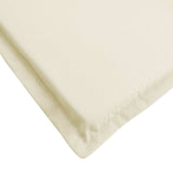 Deck Chair Cushion Cream (75+105)x50x4 cm - Close-Up Angle