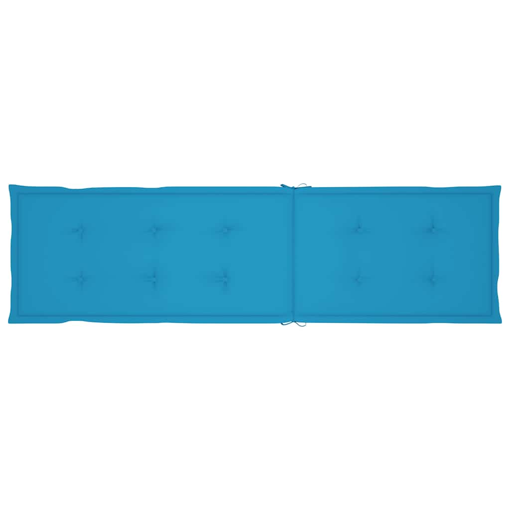 Deck Chair Cushion Blue (75+105)x50x4 cm