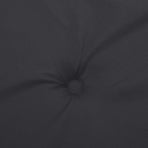 Deck Chair Cushion Black (75+105)x50x4 cm