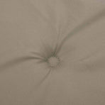 Deck Chair Cushion Taupe (75+105)x50x4 cm