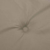 Deck Chair Cushion Taupe (75+105)x50x4 cm - Rear View