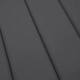 Sun Lounger Cushion Anthracite 200x50x3cm Oxford Fabric - Rear View