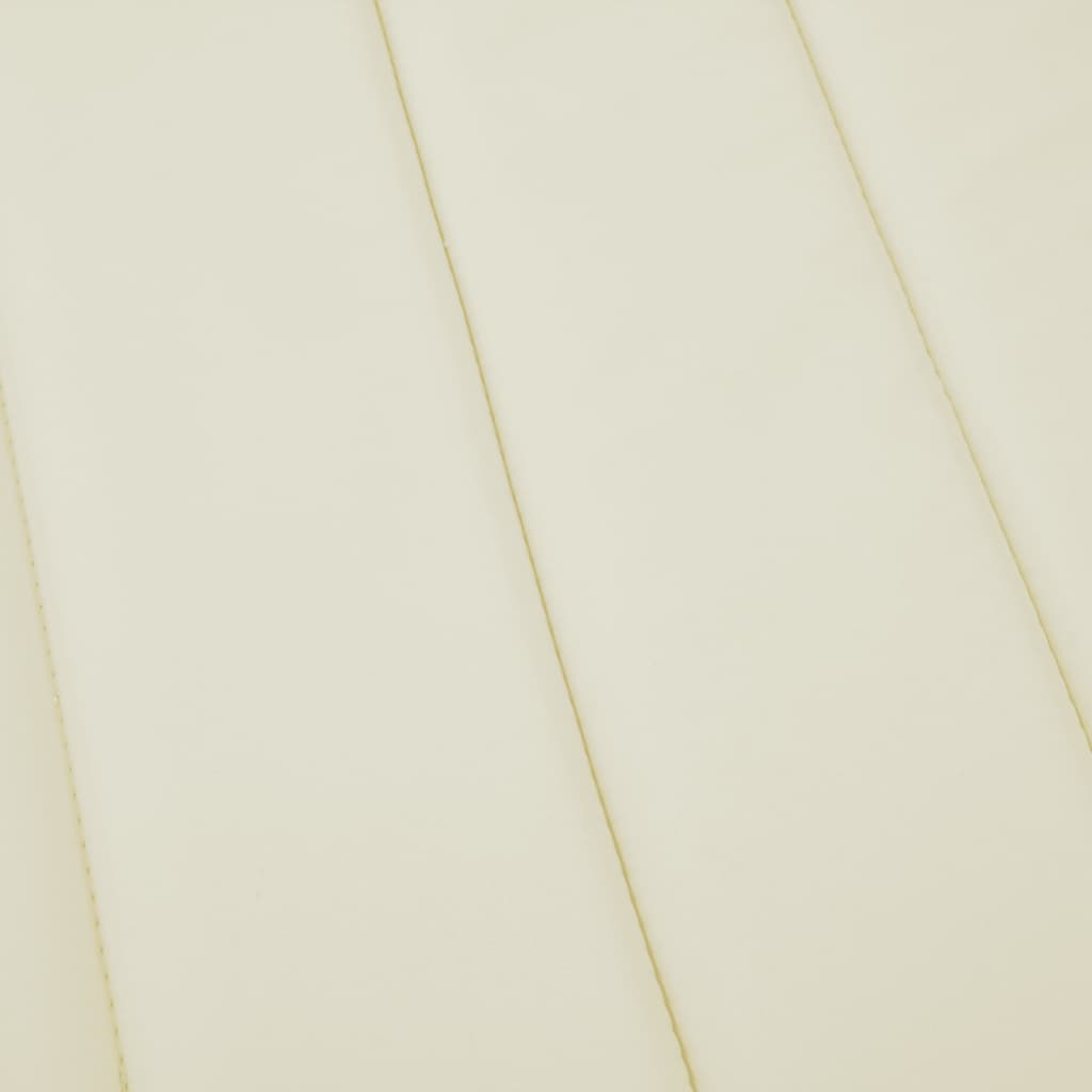 Sun Lounger Cushion Cream 200x50x3cm Oxford Fabric