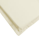 Sun Lounger Cushion Cream 200x50x3cm Oxford Fabric - Close-Up Angle