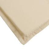 Sun Lounger Cushion Beige 200x50x3cm Oxford Fabric