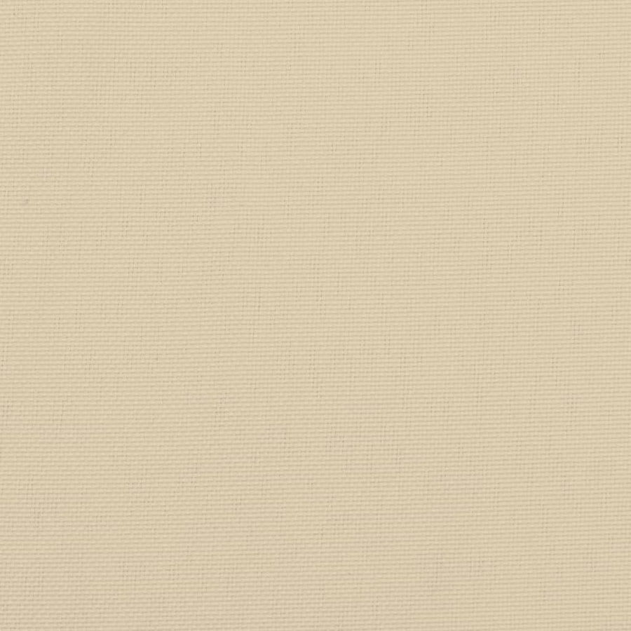 Sun Lounger Cushion Beige 200x50x3cm Oxford Fabric