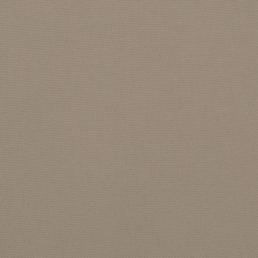 Sun Lounger Cushion Taupe 200x50x3cm Oxford Fabric