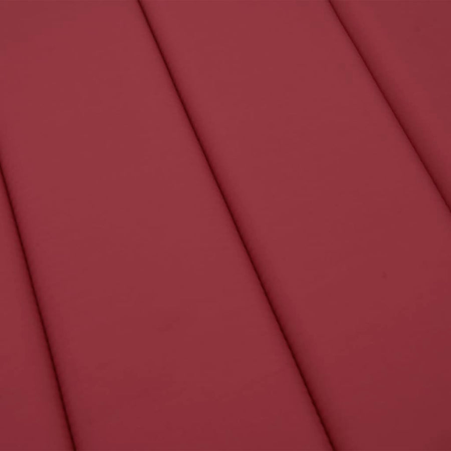 Sun Lounger Cushion Wine Red 200x50x3cm Oxford Fabric